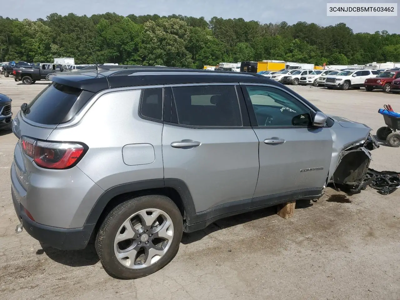 2021 Jeep Compass Limited VIN: 3C4NJDCB5MT603462 Lot: 56900445