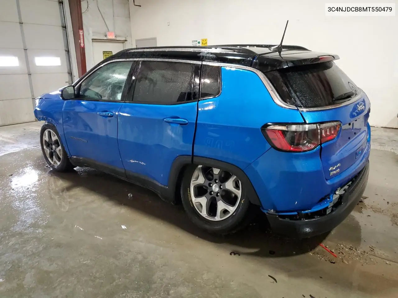 2021 Jeep Compass Limited VIN: 3C4NJDCB8MT550479 Lot: 58399555