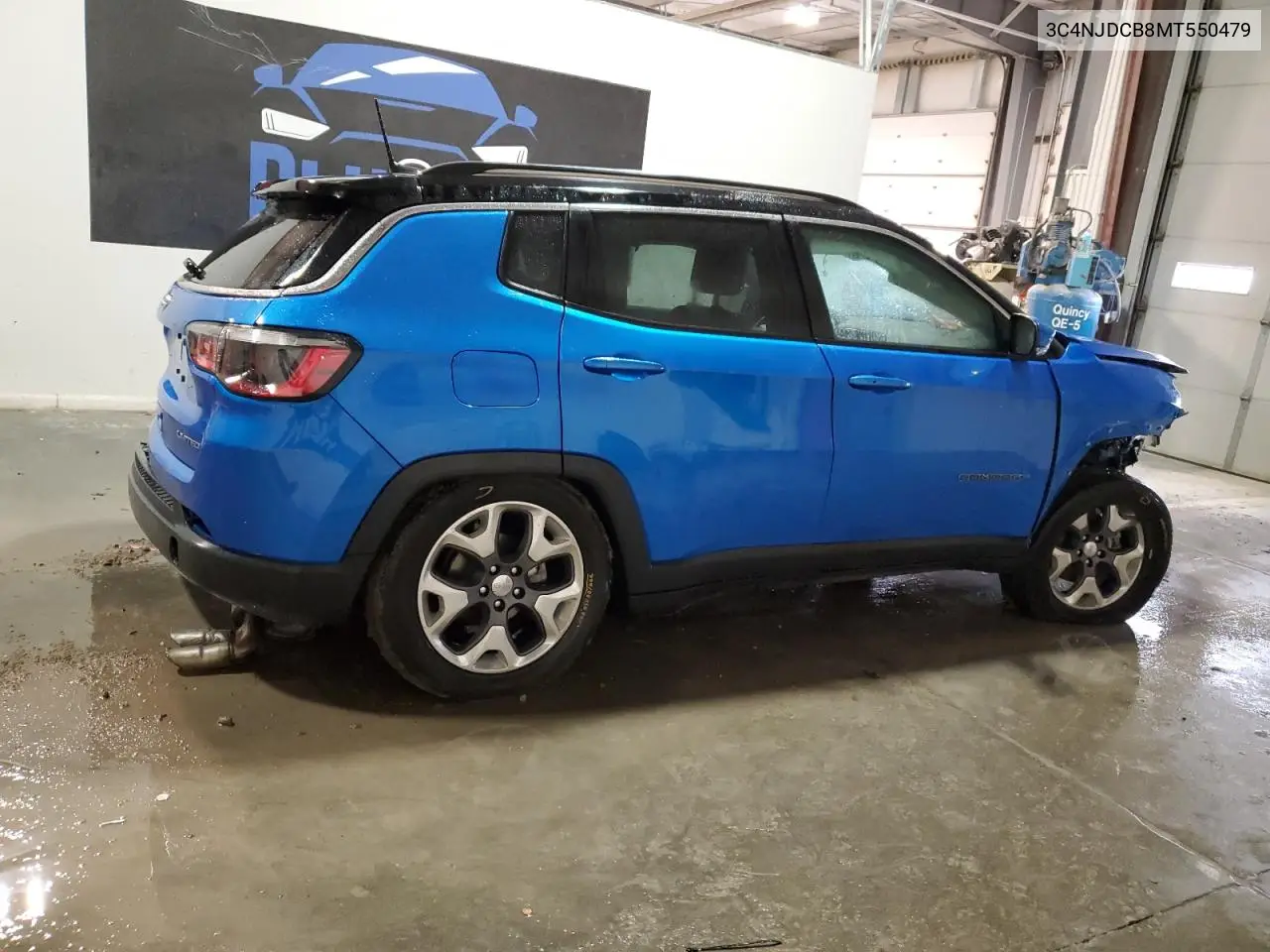 2021 Jeep Compass Limited VIN: 3C4NJDCB8MT550479 Lot: 58399555