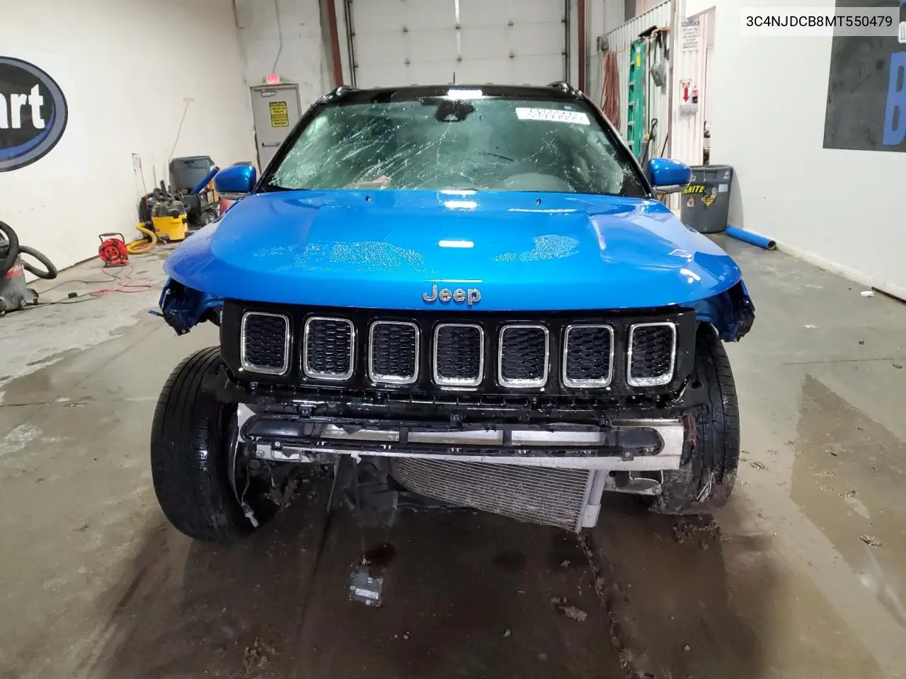 2021 Jeep Compass Limited VIN: 3C4NJDCB8MT550479 Lot: 58399555