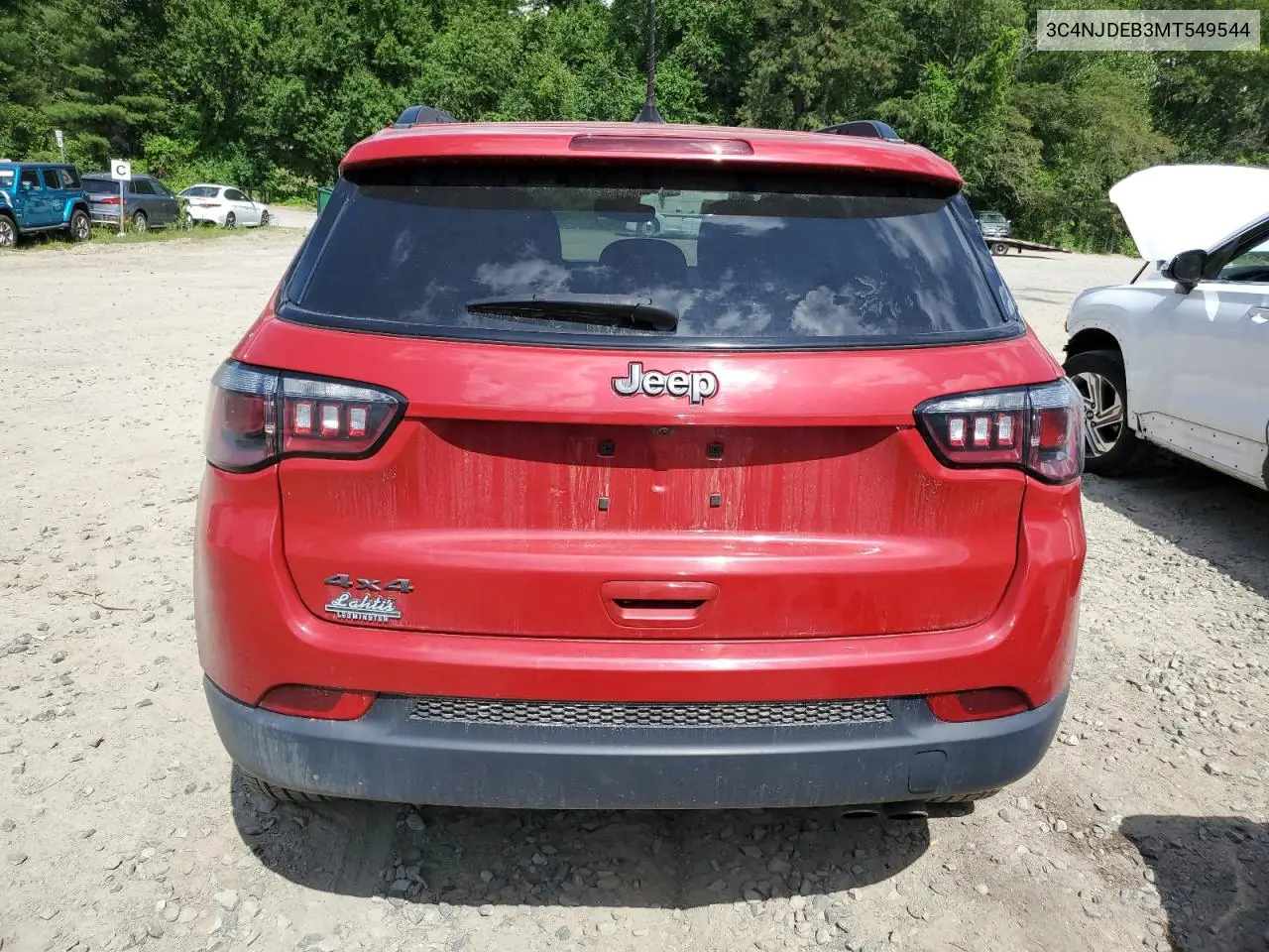 2021 Jeep Compass 80Th Edition VIN: 3C4NJDEB3MT549544 Lot: 62273215