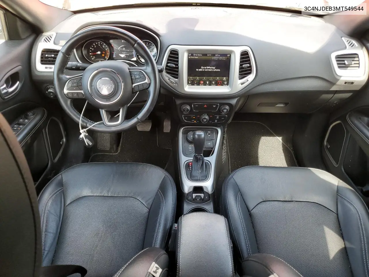 2021 Jeep Compass 80Th Edition VIN: 3C4NJDEB3MT549544 Lot: 62273215