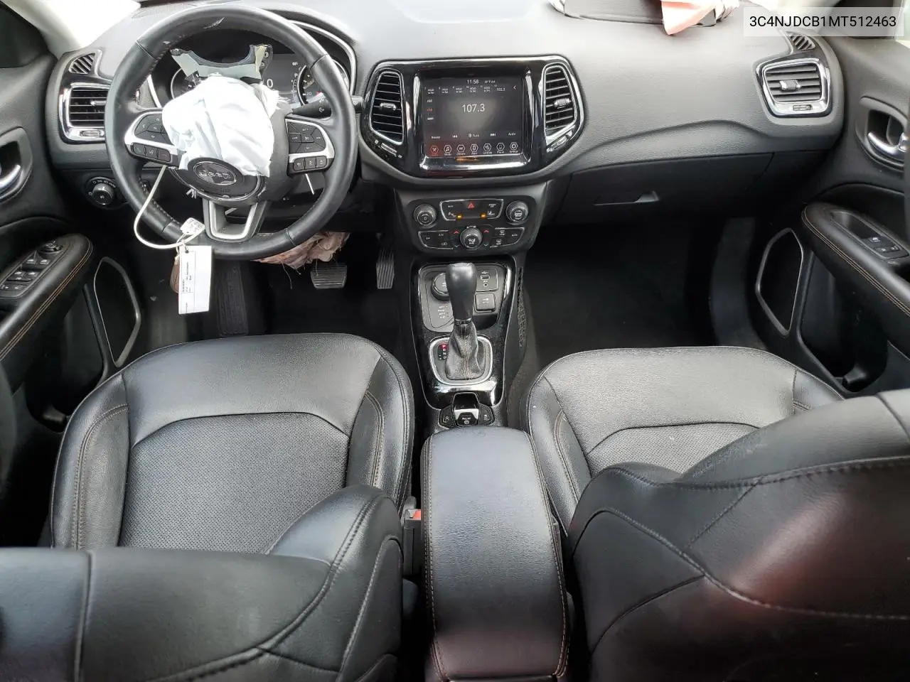 2021 Jeep Compass Limited VIN: 3C4NJDCB1MT512463 Lot: 62783135