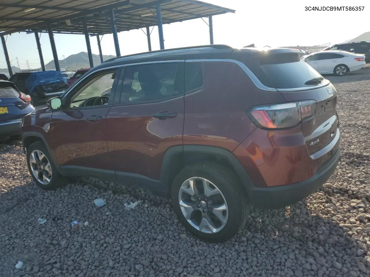 2021 Jeep Compass Limited VIN: 3C4NJDCB9MT586357 Lot: 62912455