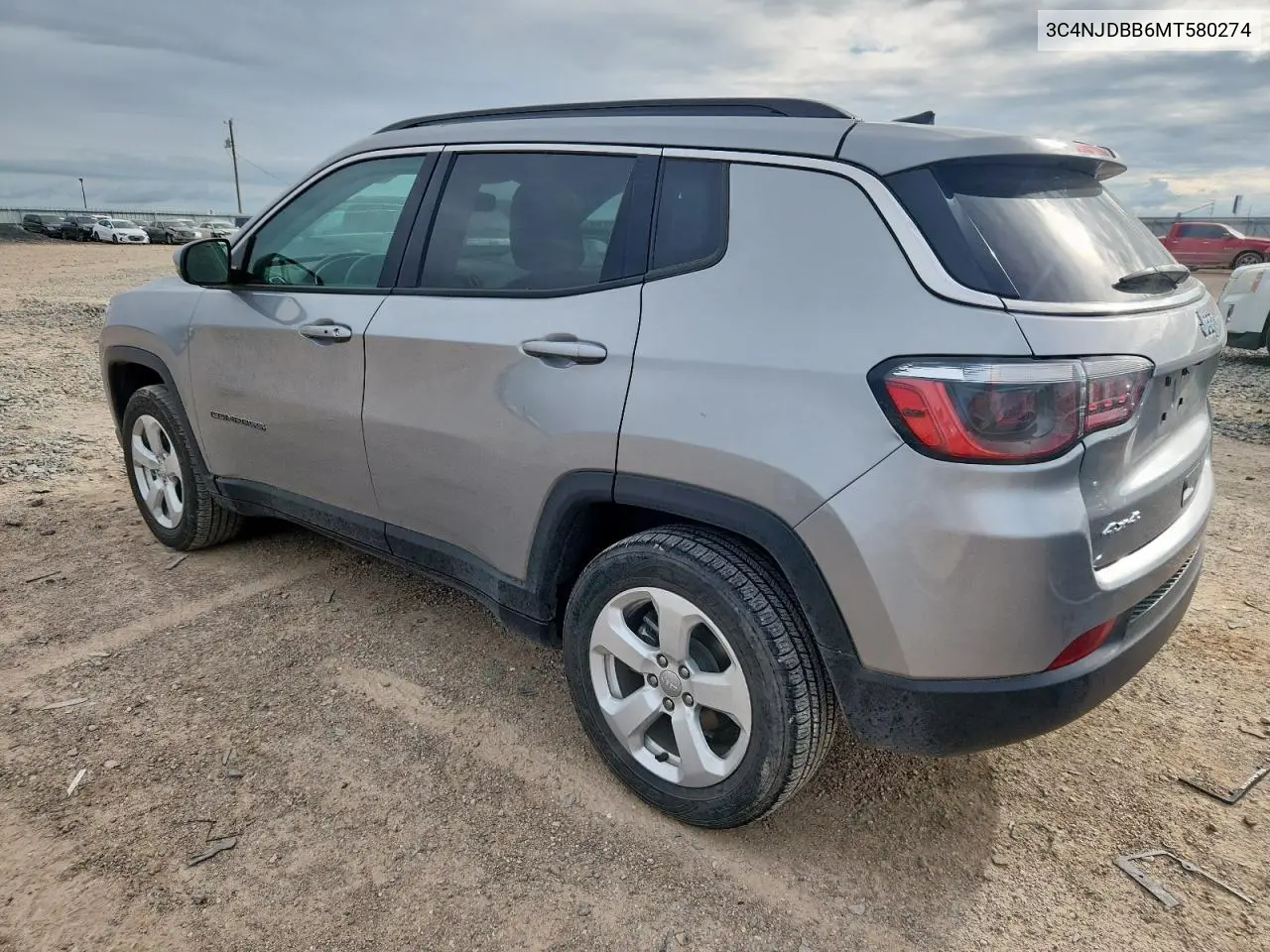 2021 Jeep Compass Latitude VIN: 3C4NJDBB6MT580274 Lot: 63085195