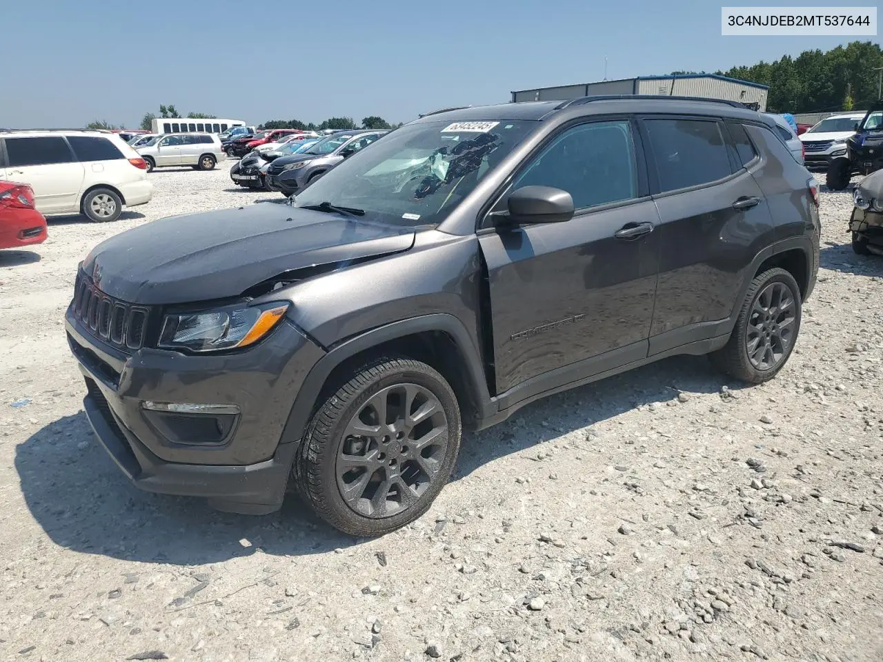 2021 Jeep Compass 80Th Edition VIN: 3C4NJDEB2MT537644 Lot: 63452245