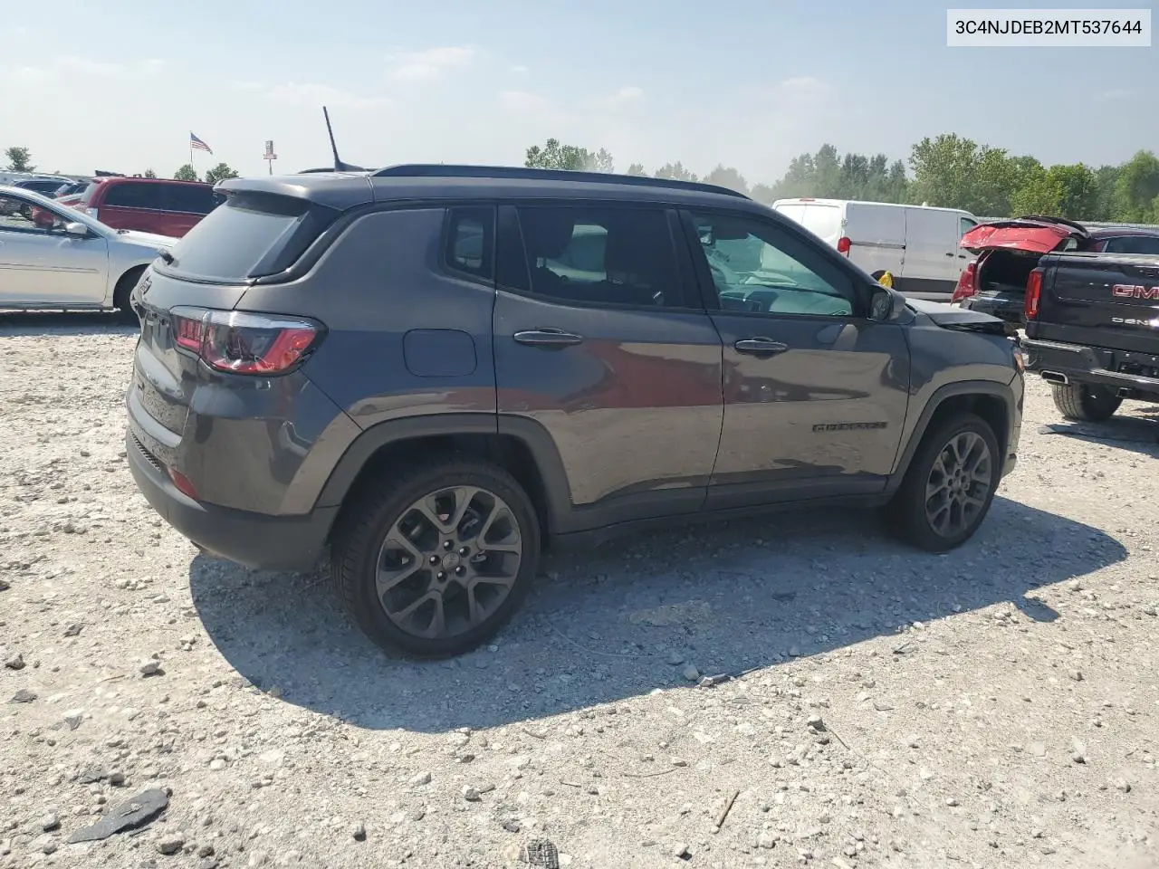 2021 Jeep Compass 80Th Edition VIN: 3C4NJDEB2MT537644 Lot: 63452245