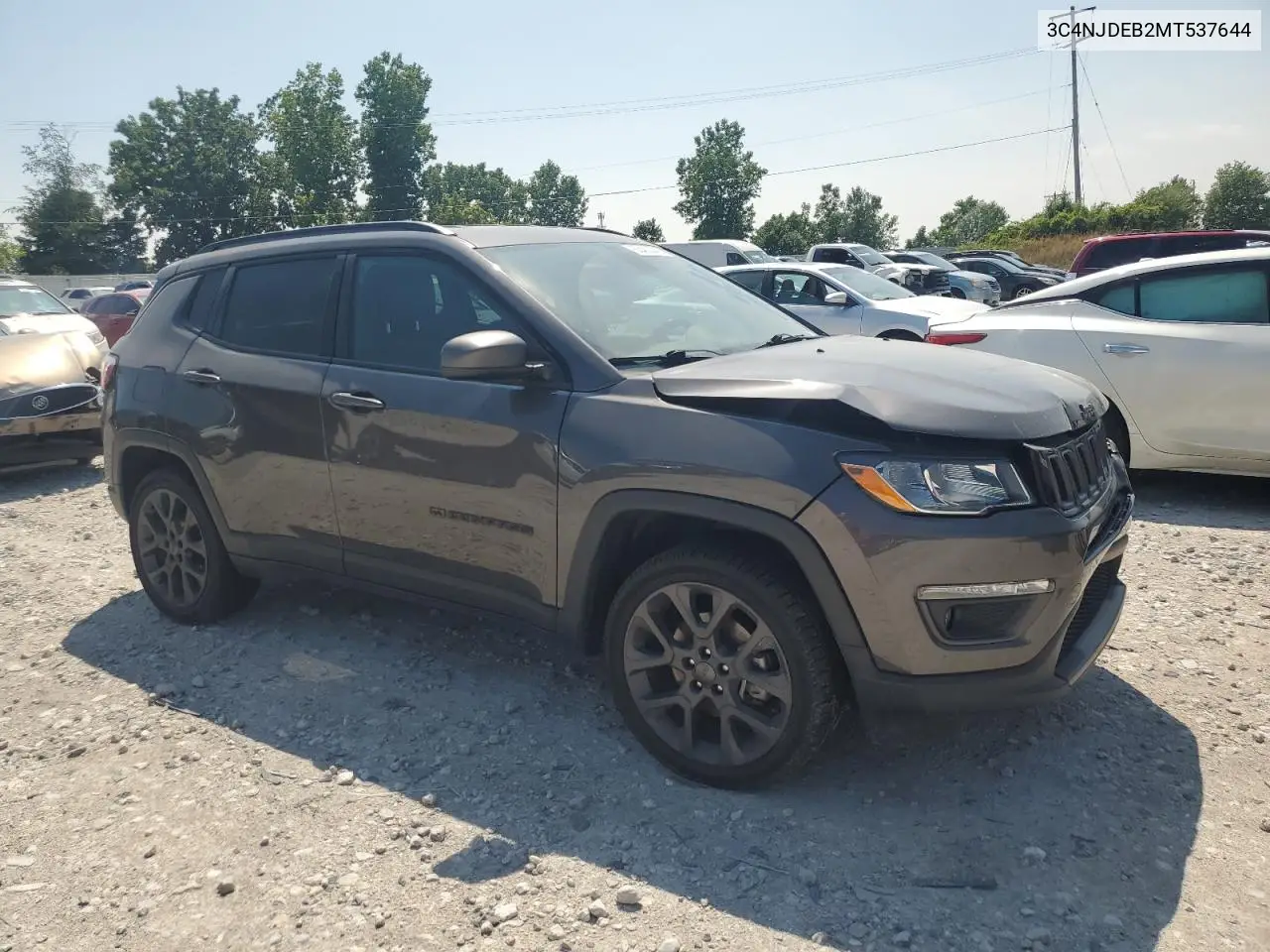 2021 Jeep Compass 80Th Edition VIN: 3C4NJDEB2MT537644 Lot: 63452245