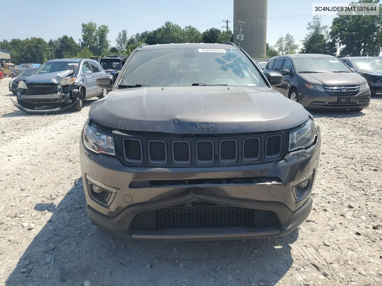 2021 Jeep Compass 80Th Edition VIN: 3C4NJDEB2MT537644 Lot: 63452245