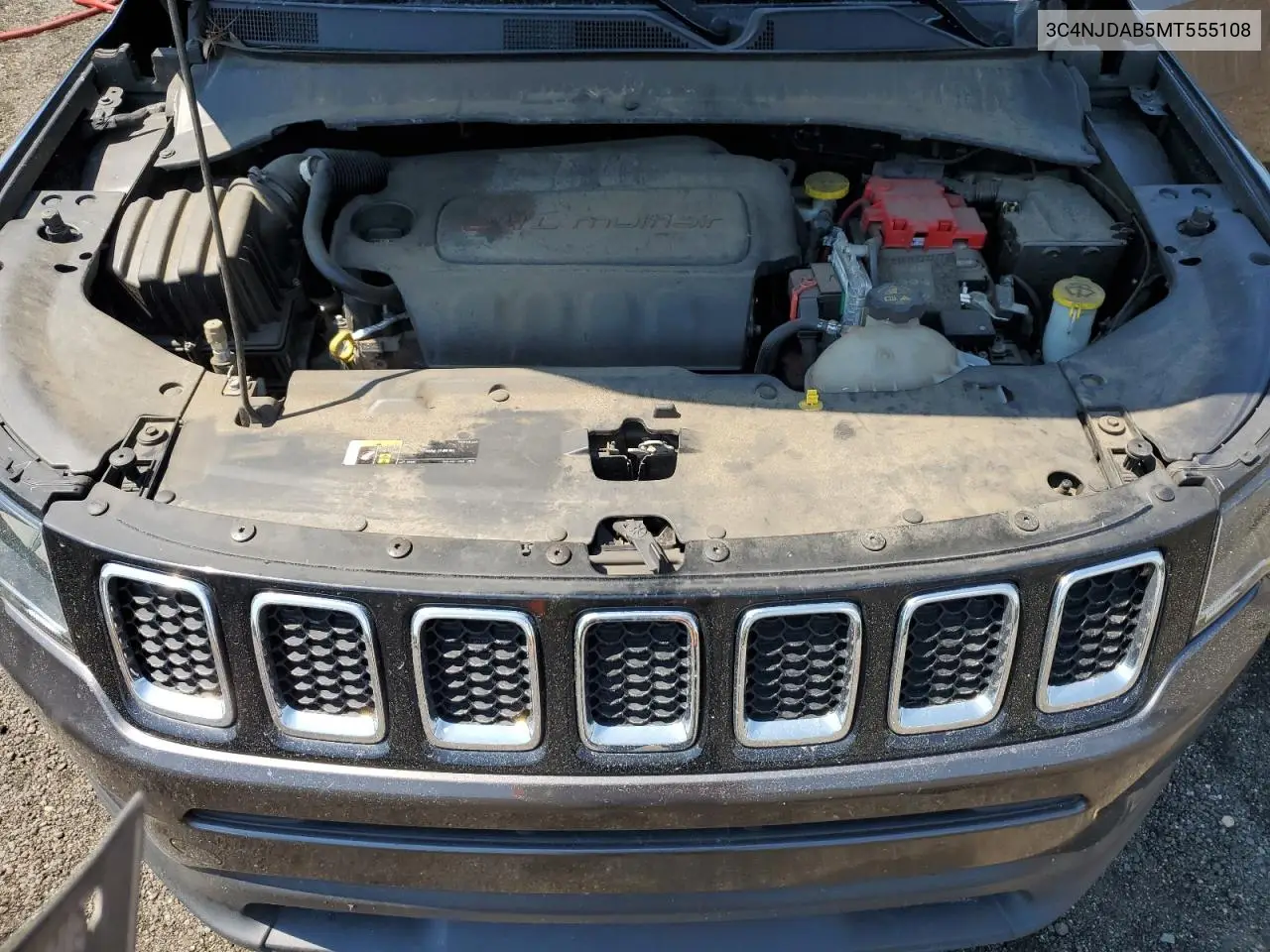 2021 Jeep Compass Sport VIN: 3C4NJDAB5MT555108 Lot: 63551125