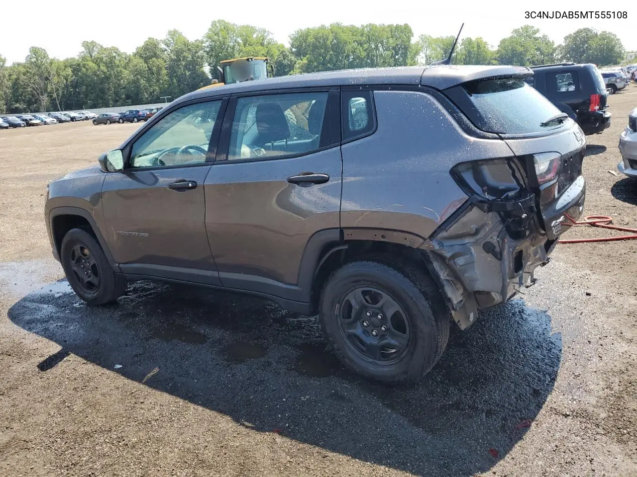 2021 Jeep Compass Sport VIN: 3C4NJDAB5MT555108 Lot: 63551125