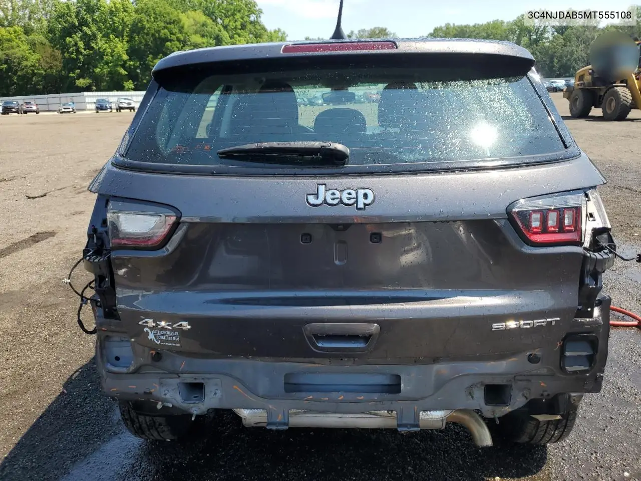 2021 Jeep Compass Sport VIN: 3C4NJDAB5MT555108 Lot: 63551125