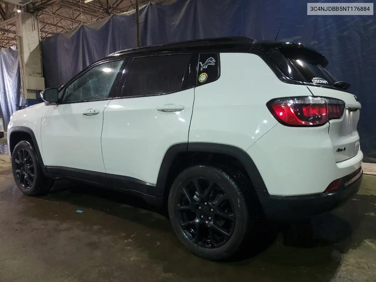2022 Jeep Compass Latitude VIN: 3C4NJDBB5NT176884 Lot: 48881685