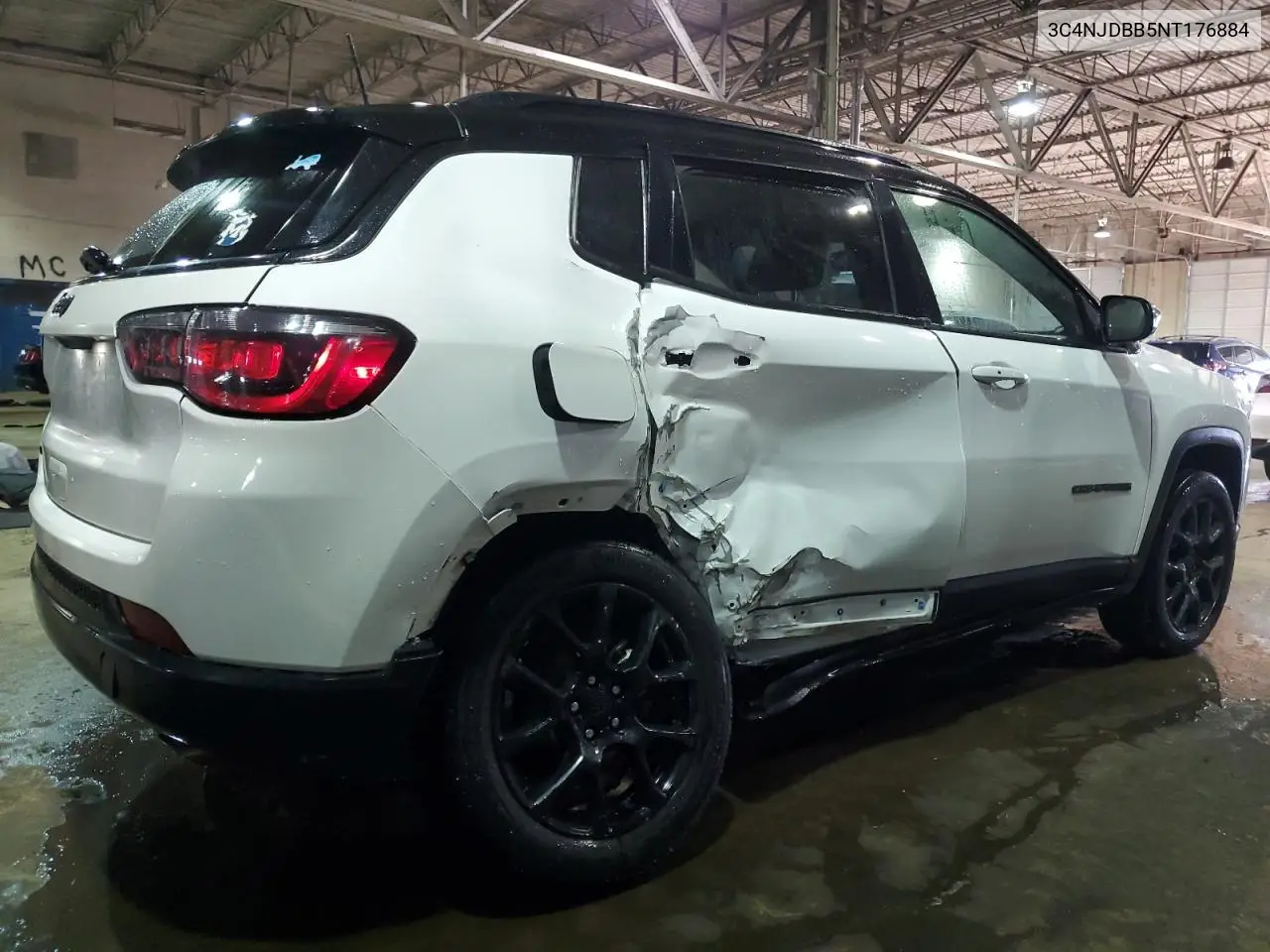 2022 Jeep Compass Latitude VIN: 3C4NJDBB5NT176884 Lot: 48881685
