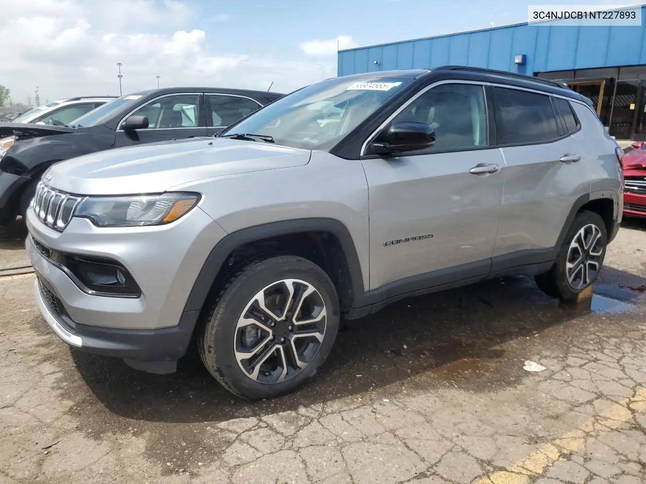 2022 Jeep Compass Limited VIN: 3C4NJDCB1NT227893 Lot: 56904565