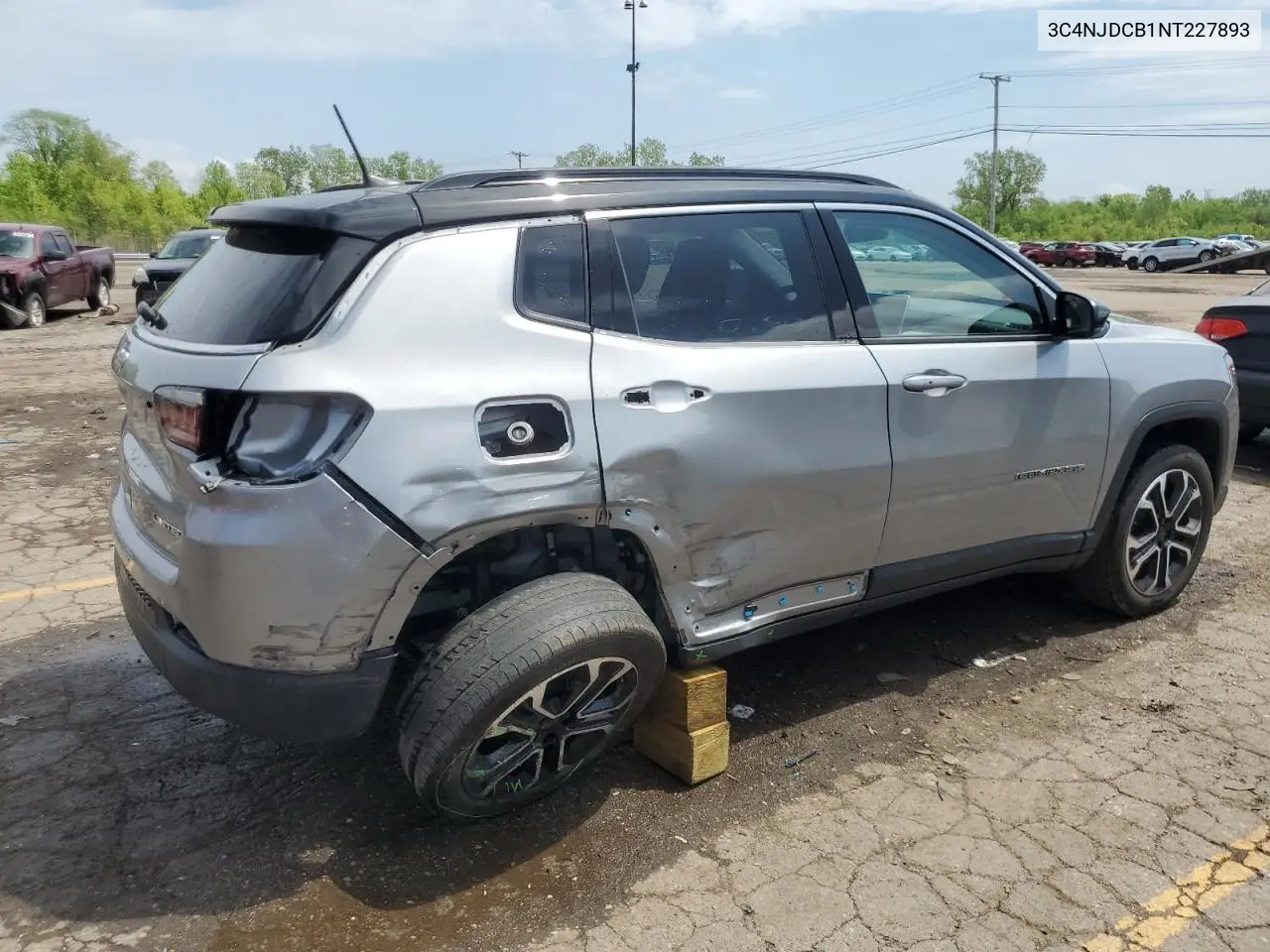 2022 Jeep Compass Limited VIN: 3C4NJDCB1NT227893 Lot: 56904565
