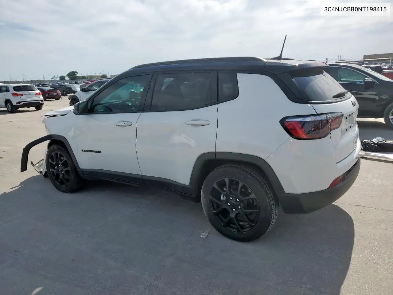 2022 Jeep Compass Latitude VIN: 3C4NJCBB0NT198415 Lot: 57055305