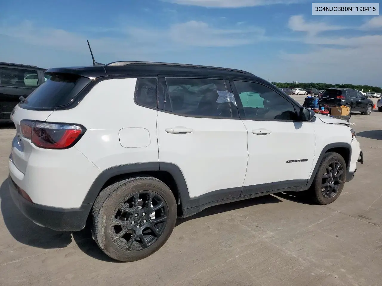 2022 Jeep Compass Latitude VIN: 3C4NJCBB0NT198415 Lot: 57055305