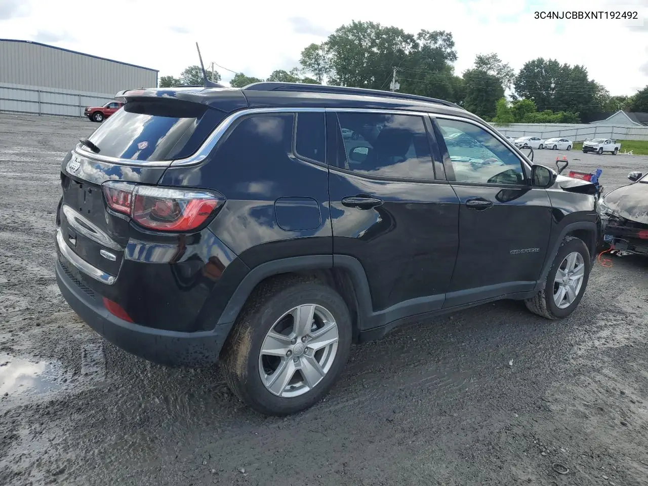 2022 Jeep Compass Latitude VIN: 3C4NJCBBXNT192492 Lot: 57164695