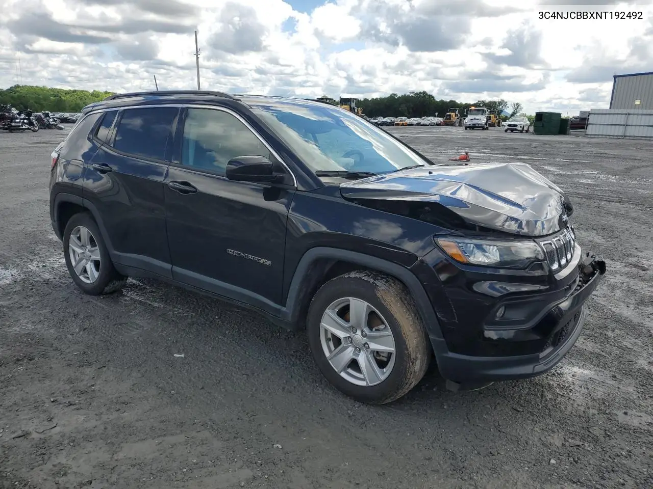 2022 Jeep Compass Latitude VIN: 3C4NJCBBXNT192492 Lot: 57164695