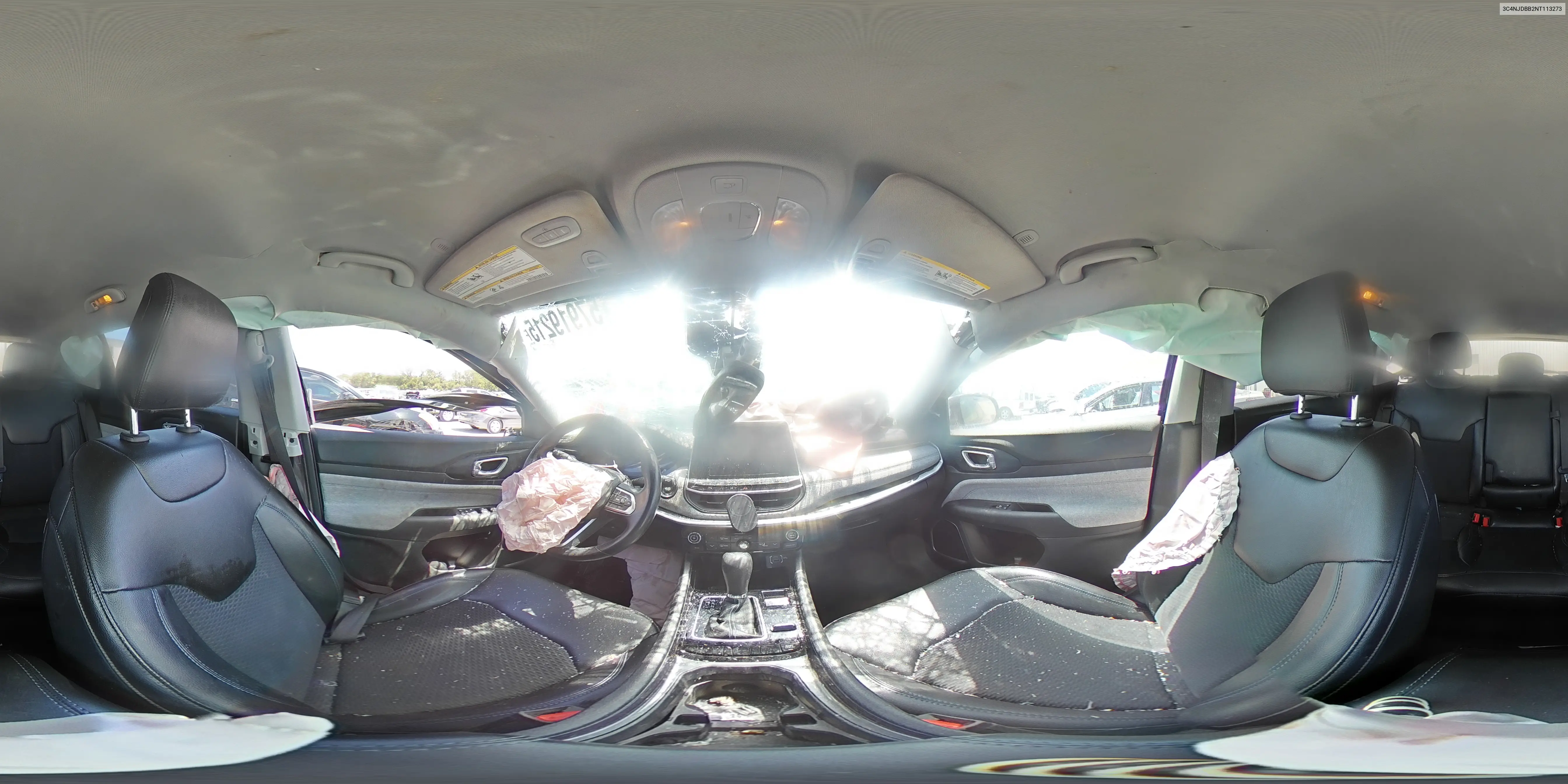 2022 Jeep Compass Latitude VIN: 3C4NJDBB2NT113273 Lot: 57919215