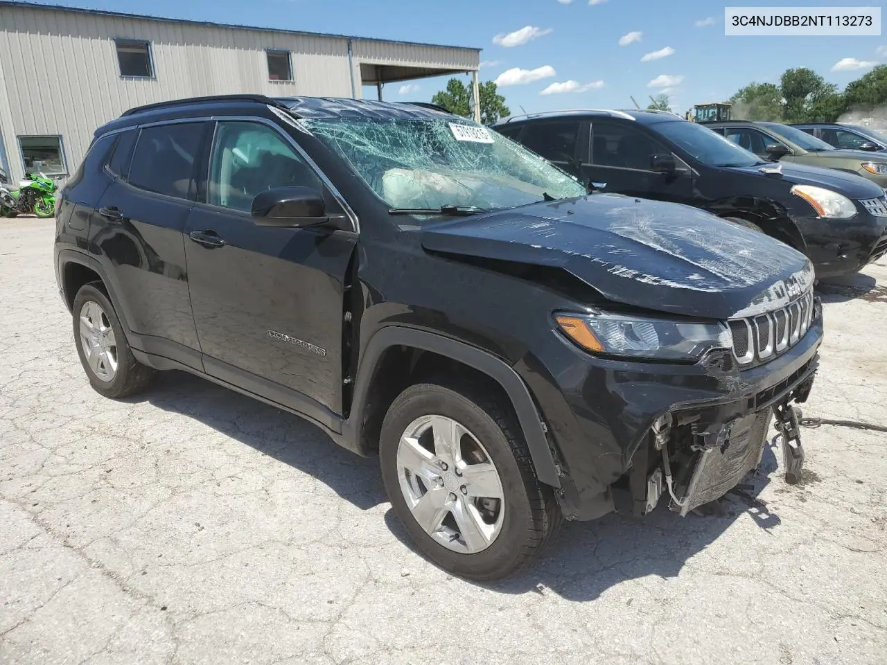 2022 Jeep Compass Latitude VIN: 3C4NJDBB2NT113273 Lot: 57919215