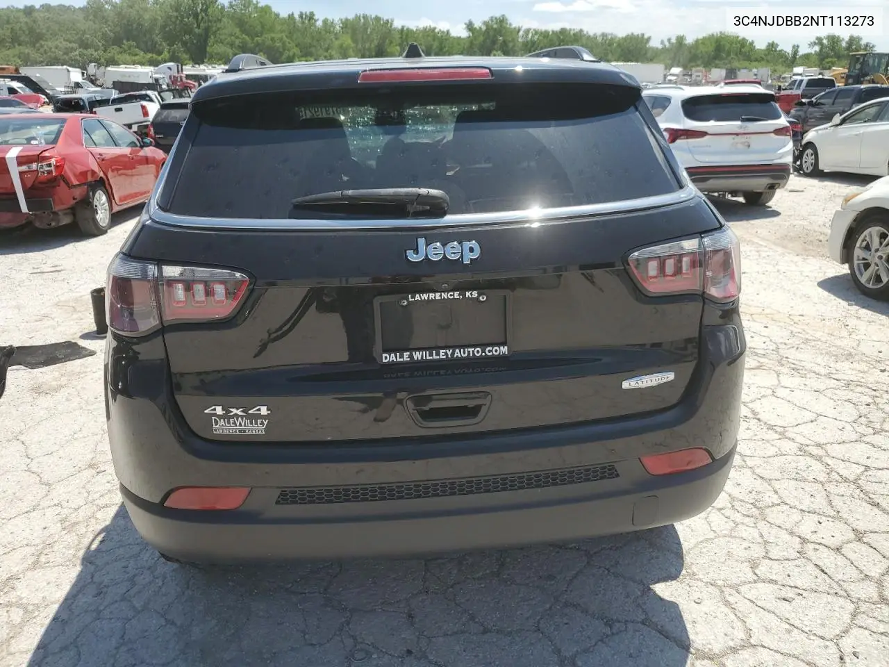 2022 Jeep Compass Latitude VIN: 3C4NJDBB2NT113273 Lot: 57919215