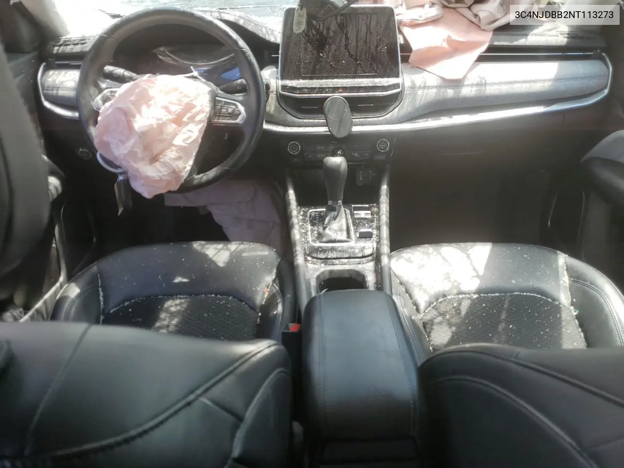 2022 Jeep Compass Latitude VIN: 3C4NJDBB2NT113273 Lot: 57919215