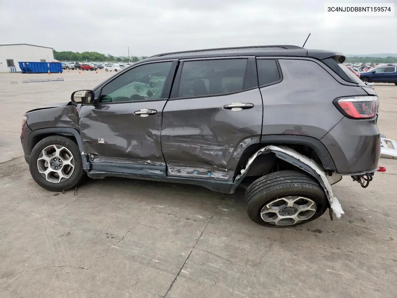 2022 Jeep Compass Trailhawk VIN: 3C4NJDDB8NT159574 Lot: 58089285