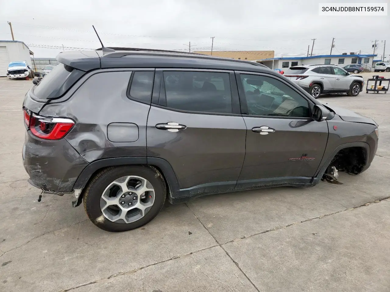 2022 Jeep Compass Trailhawk VIN: 3C4NJDDB8NT159574 Lot: 58089285