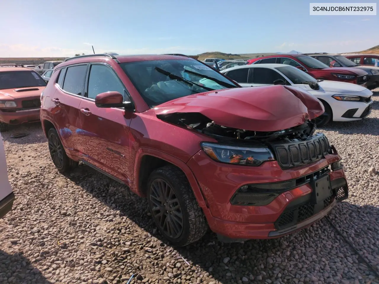 2022 Jeep Compass Limited VIN: 3C4NJDCB6NT232975 Lot: 58594595
