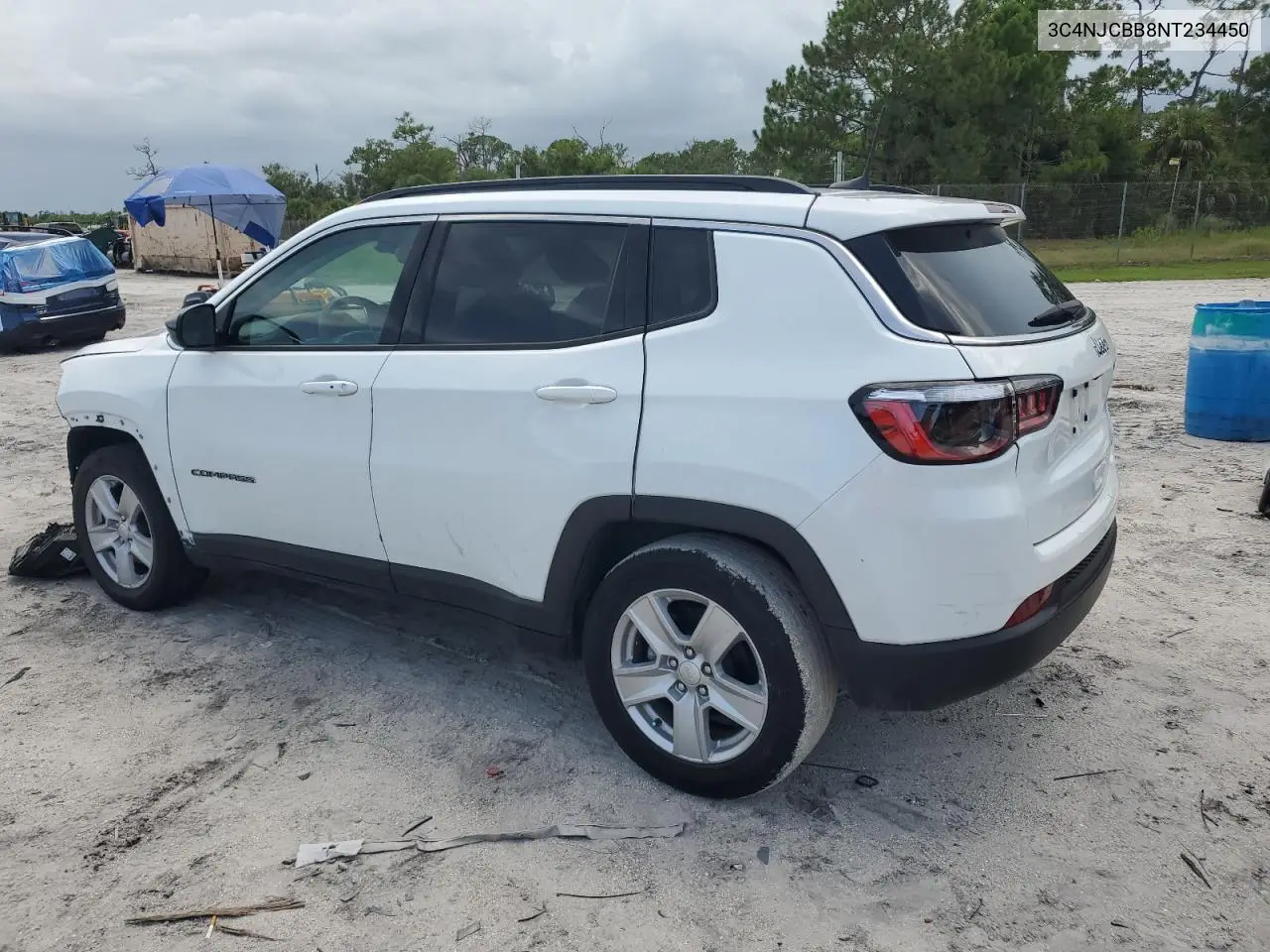 2022 Jeep Compass Latitude VIN: 3C4NJCBB8NT234450 Lot: 61814745