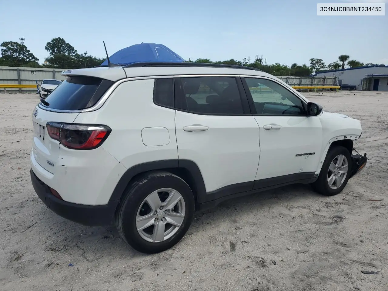 2022 Jeep Compass Latitude VIN: 3C4NJCBB8NT234450 Lot: 61814745