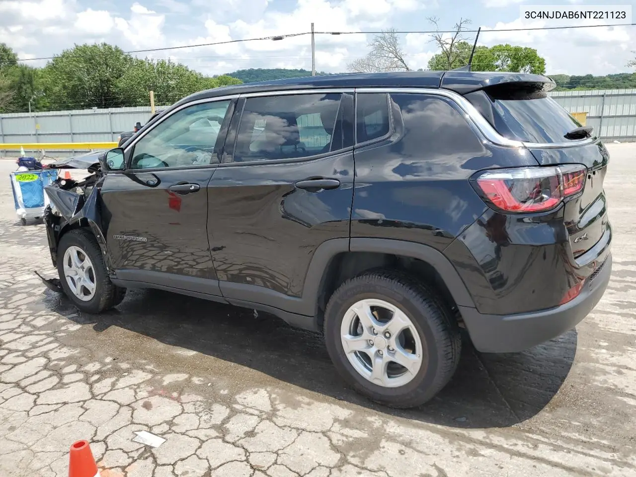 2022 Jeep Compass Sport VIN: 3C4NJDAB6NT221123 Lot: 61963685