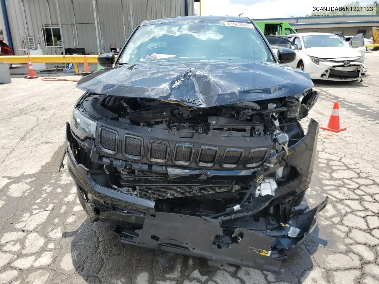 2022 Jeep Compass Sport VIN: 3C4NJDAB6NT221123 Lot: 61963685