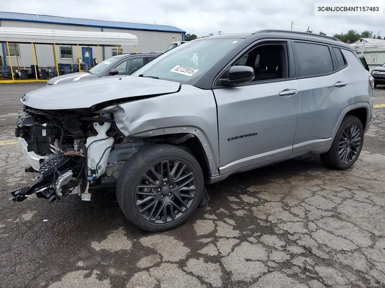 2022 Jeep Compass Limited VIN: 3C4NJDCB4NT157483 Lot: 62722915