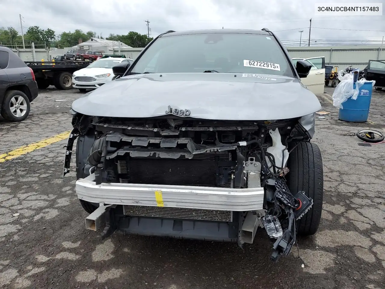 2022 Jeep Compass Limited VIN: 3C4NJDCB4NT157483 Lot: 62722915