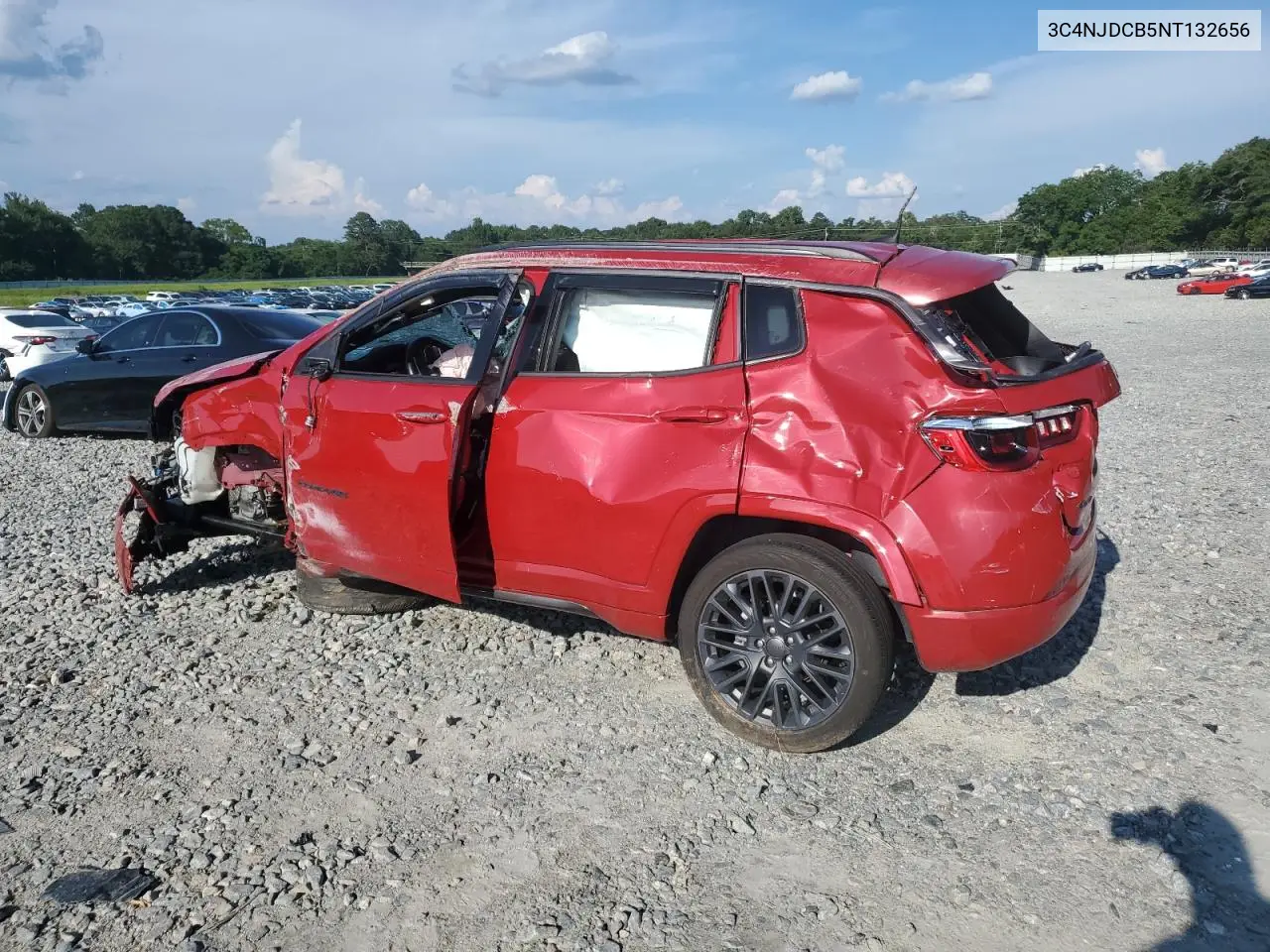 2022 Jeep Compass Limited VIN: 3C4NJDCB5NT132656 Lot: 62827535