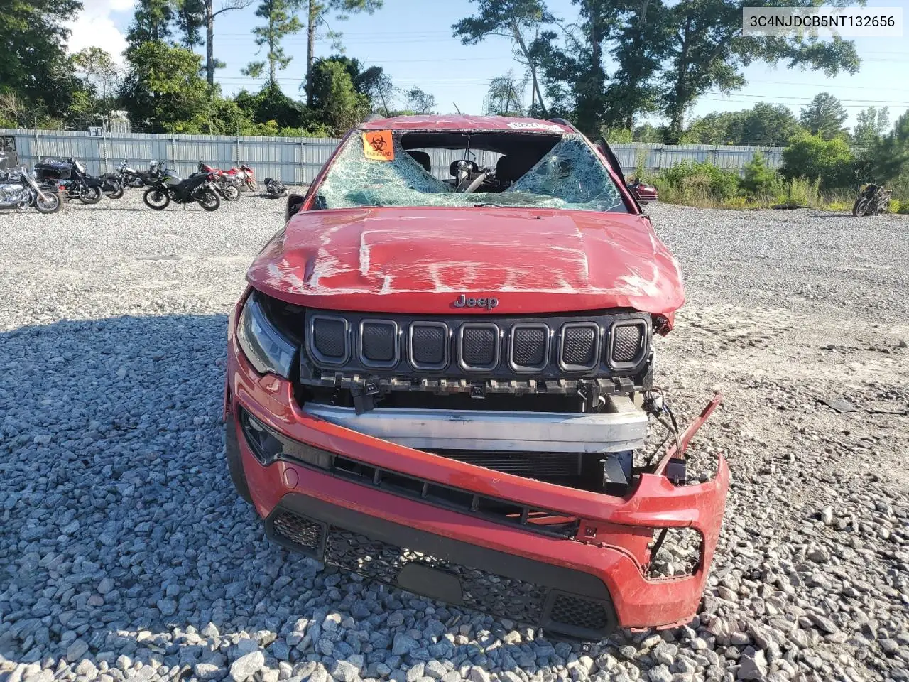 2022 Jeep Compass Limited VIN: 3C4NJDCB5NT132656 Lot: 62827535