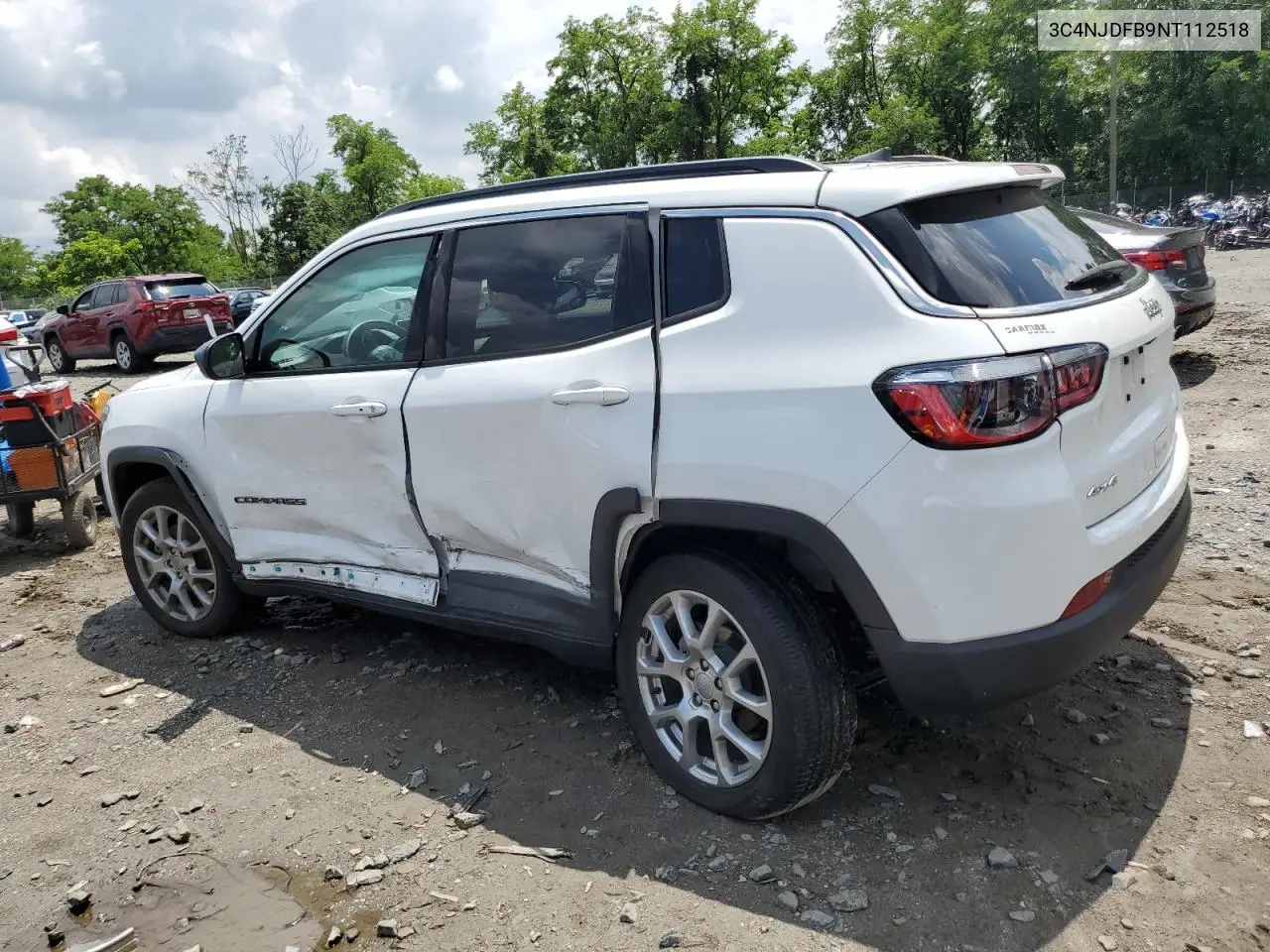 2022 Jeep Compass Latitude Lux VIN: 3C4NJDFB9NT112518 Lot: 64256975