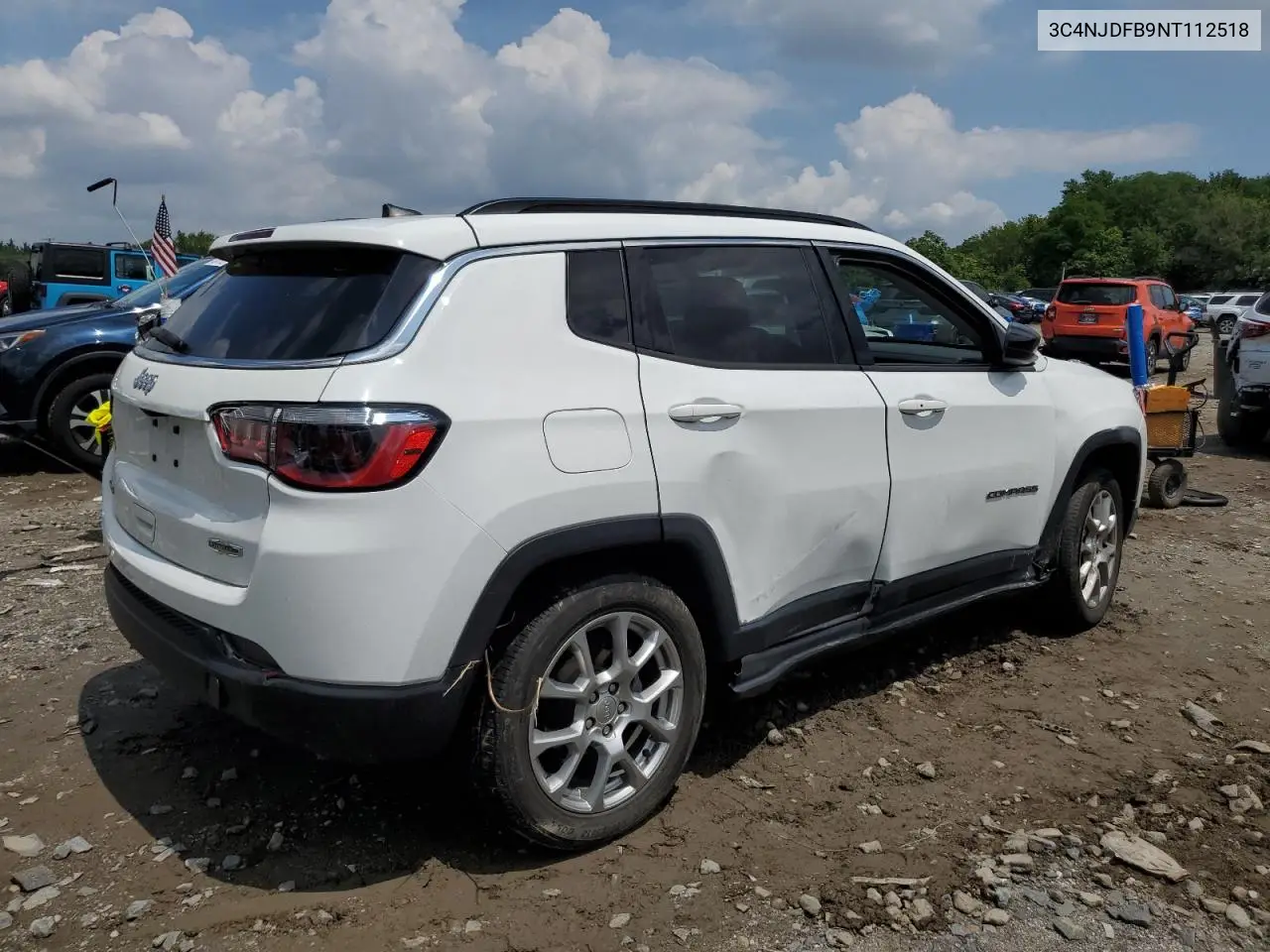 2022 Jeep Compass Latitude Lux VIN: 3C4NJDFB9NT112518 Lot: 64256975