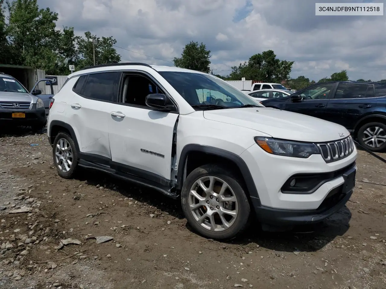 2022 Jeep Compass Latitude Lux VIN: 3C4NJDFB9NT112518 Lot: 64256975