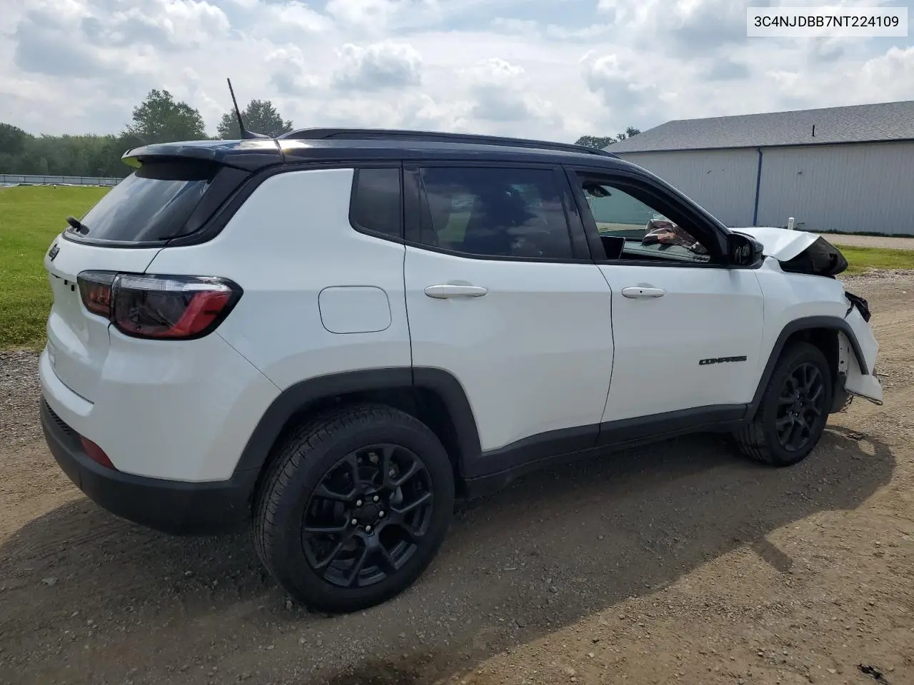 2022 Jeep Compass Latitude VIN: 3C4NJDBB7NT224109 Lot: 64482915