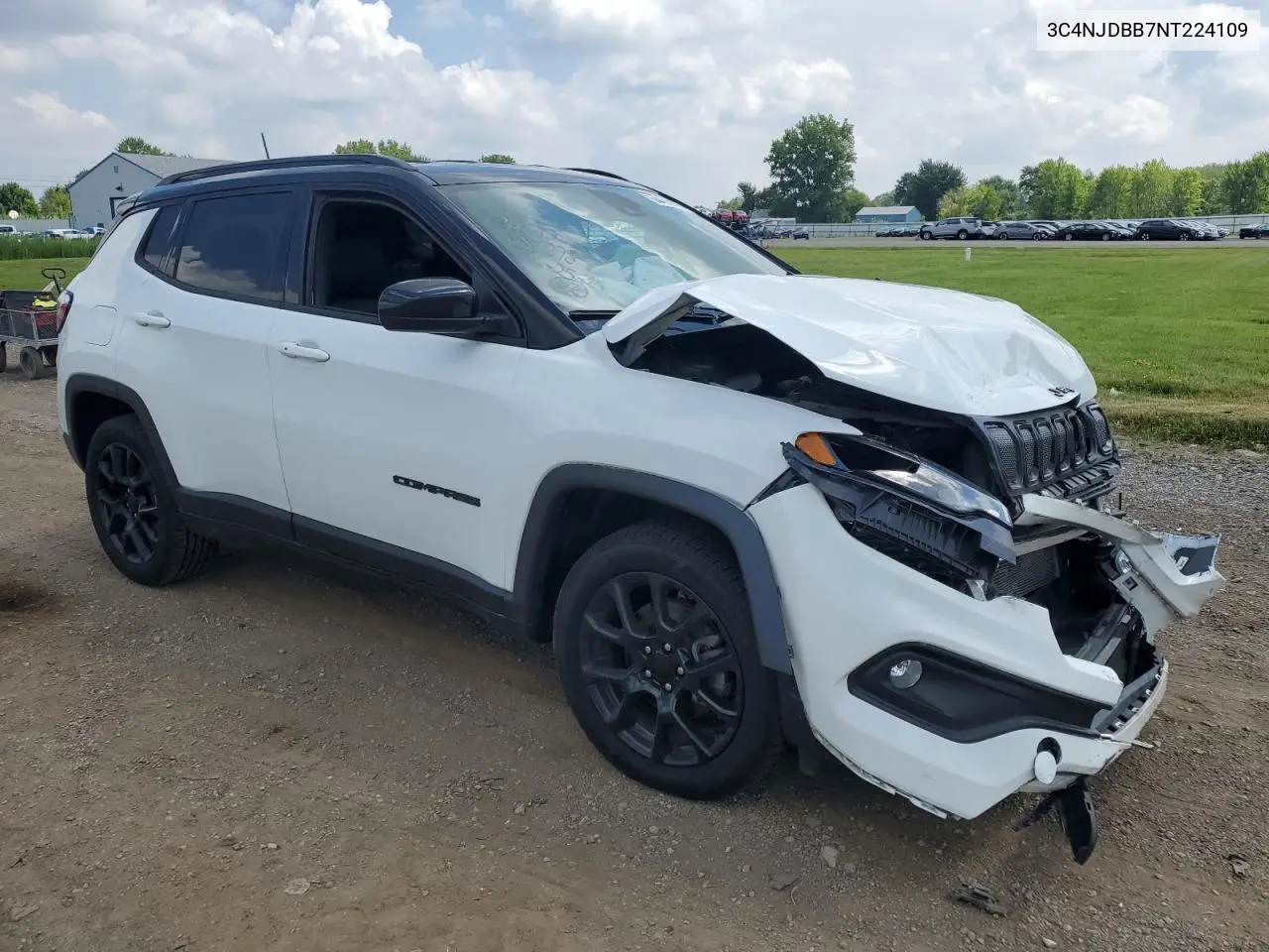 2022 Jeep Compass Latitude VIN: 3C4NJDBB7NT224109 Lot: 64482915