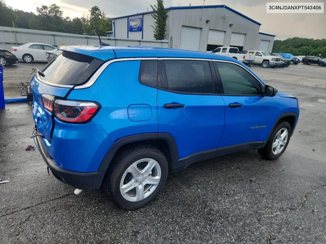 2023 Jeep Compass Sport VIN: 3C4NJDANXPT543406 Lot: 64623915