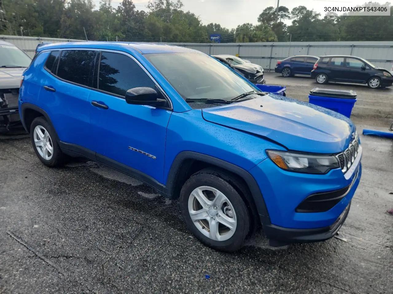 2023 Jeep Compass Sport VIN: 3C4NJDANXPT543406 Lot: 64623915