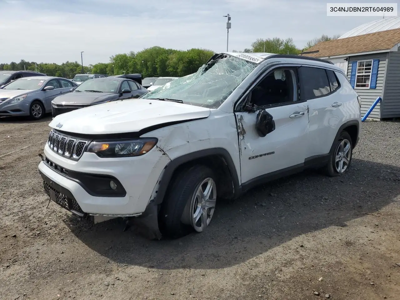 2024 Jeep Compass Latitude VIN: 3C4NJDBN2RT604989 Lot: 56880335