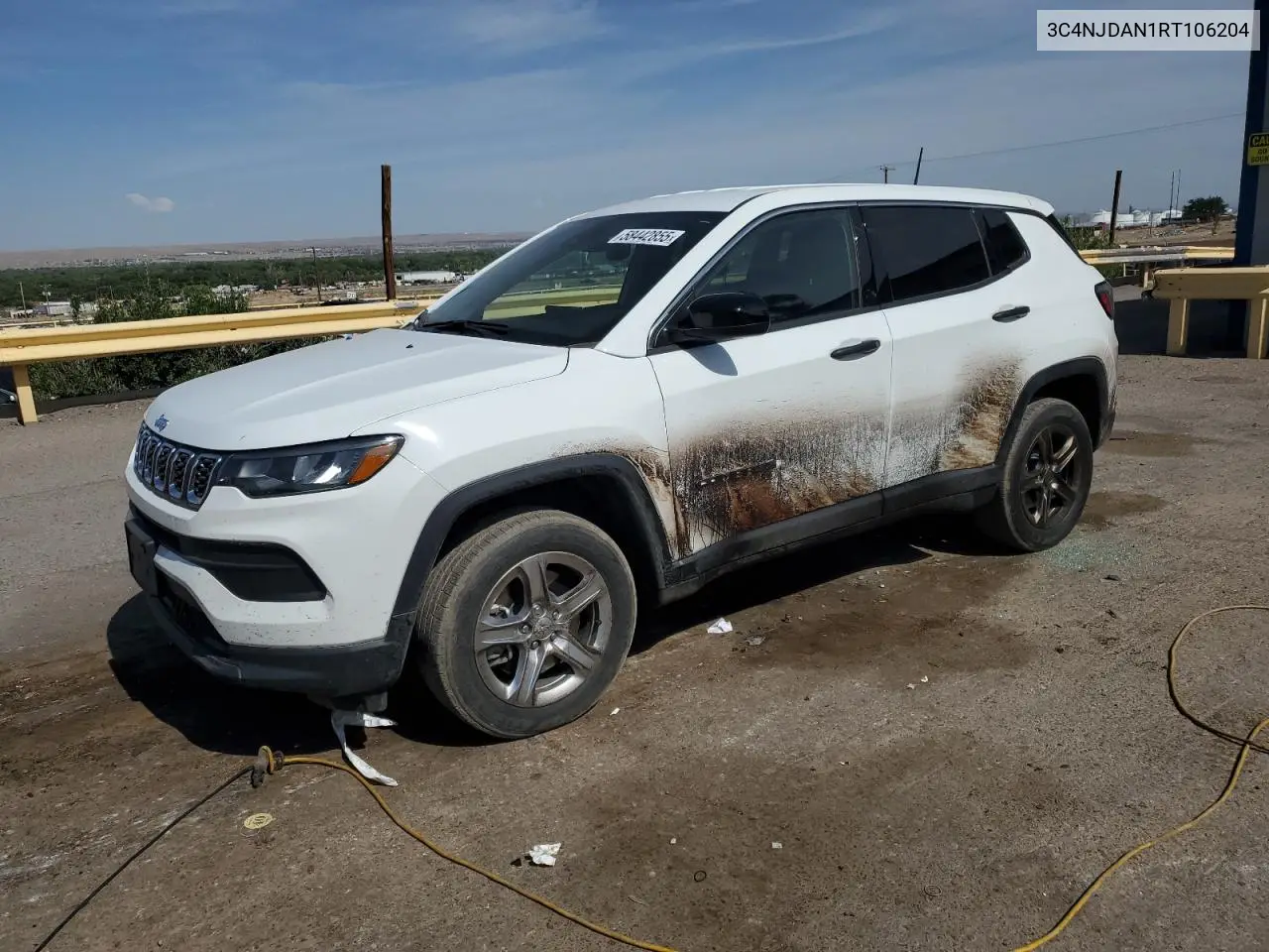 2024 Jeep Compass Sport VIN: 3C4NJDAN1RT106204 Lot: 58442855