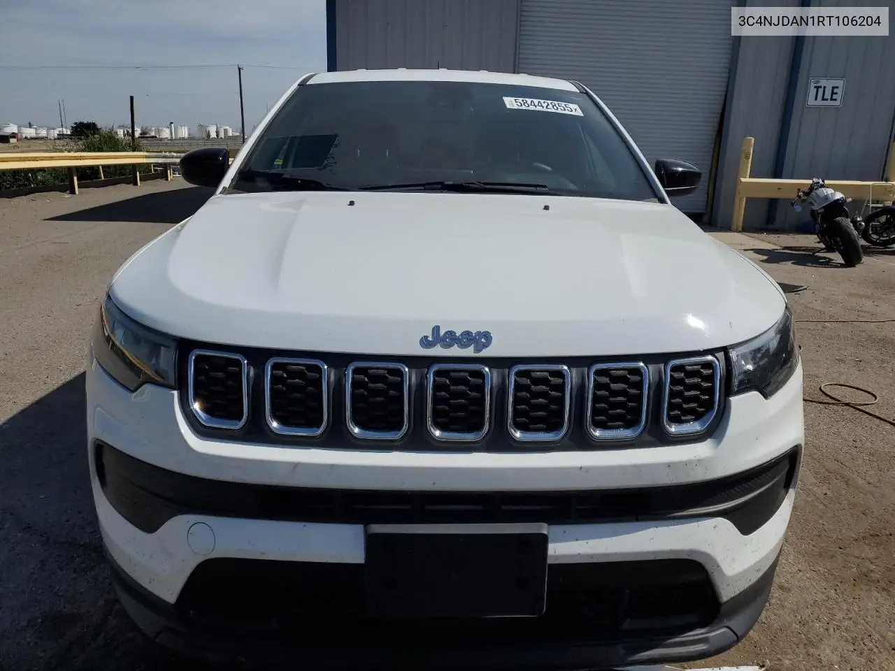2024 Jeep Compass Sport VIN: 3C4NJDAN1RT106204 Lot: 58442855