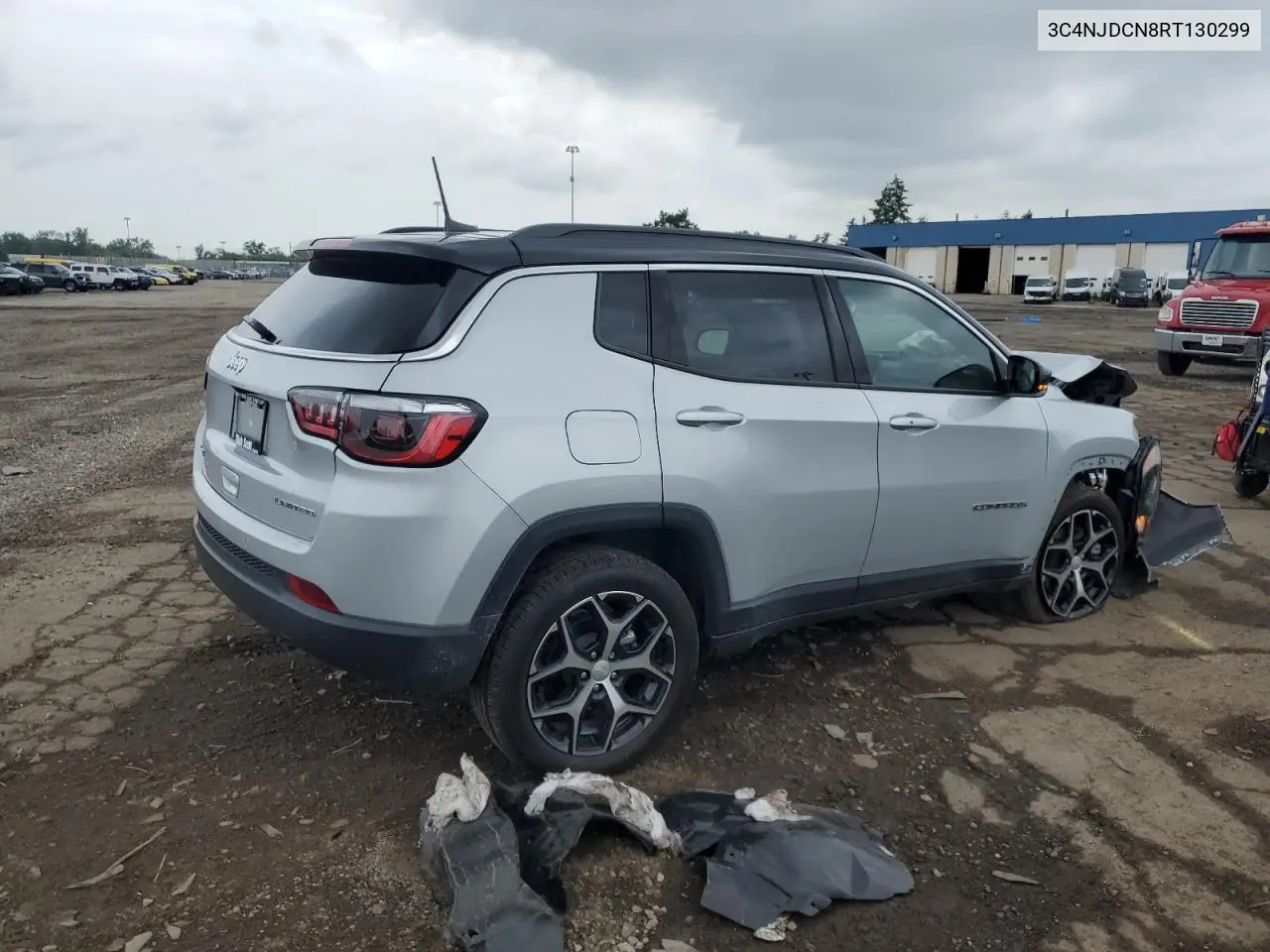 2024 Jeep Compass Limited VIN: 3C4NJDCN8RT130299 Lot: 62995625